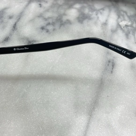 DIOR black gold future triangular shield sunglasses new authentic - Picture 5 of 9